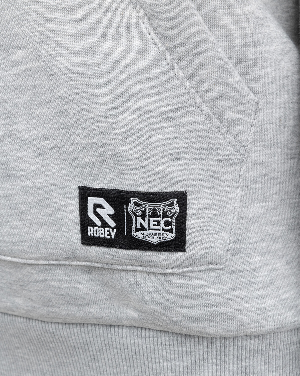 N.E.C. Hoodie, Grey Melange, hi-res