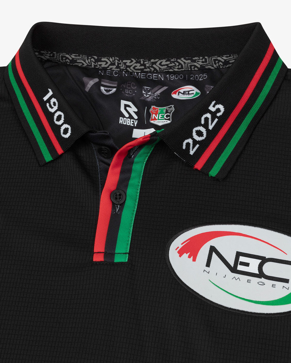 N.E.C. Wedstrijdshirt Uit #3 25/26, Black/White, hi-res