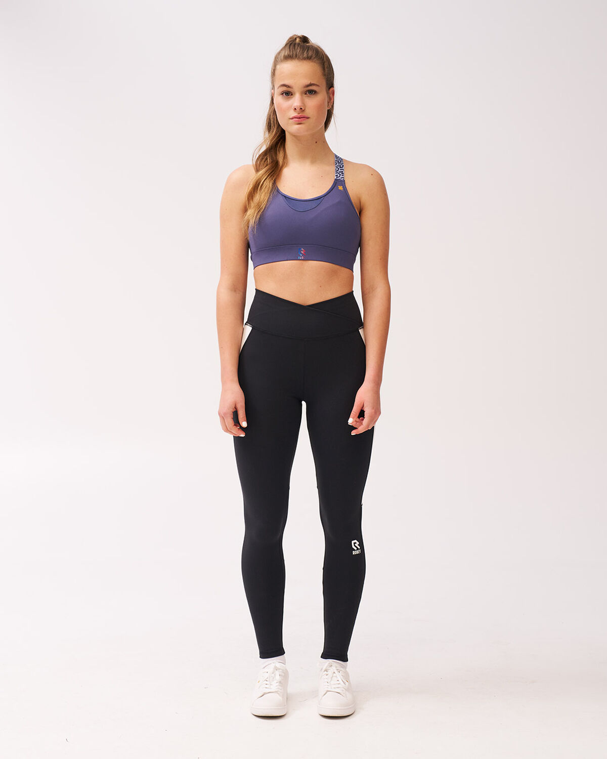 Women's Gym Set Black/Blue, , hi-res