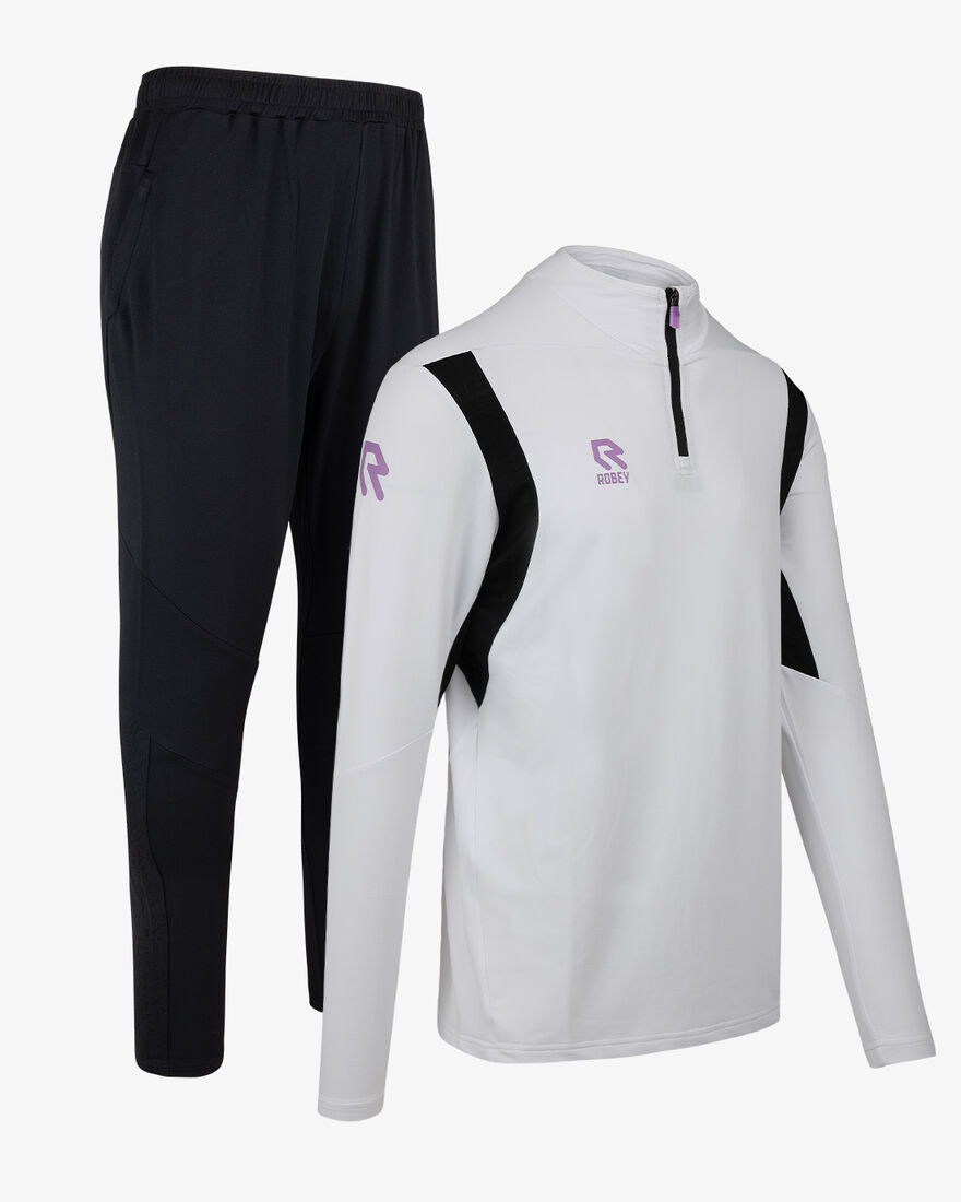 Robey Playmaker Tracksuit Black/White, , hi-res