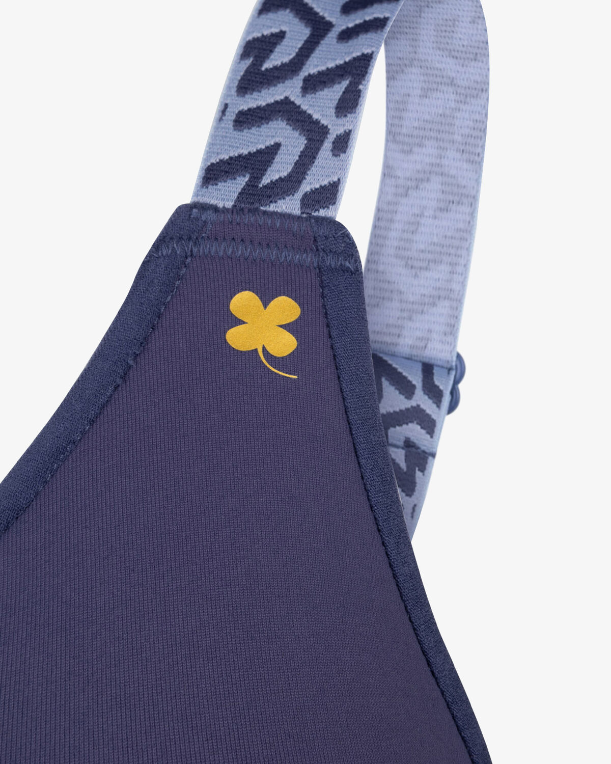 Women's Gym Sportsbra, De Nimes Blue, hi-res