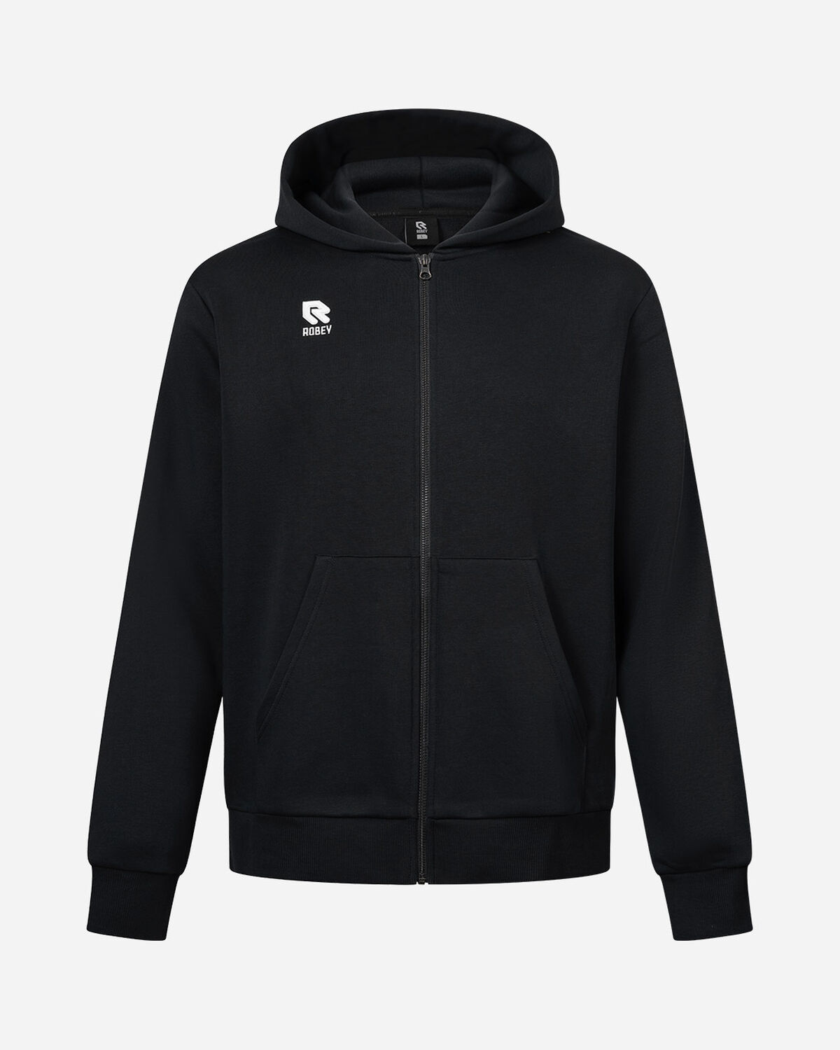 Brandpack Hoodie Full-Zip, Black, hi-res