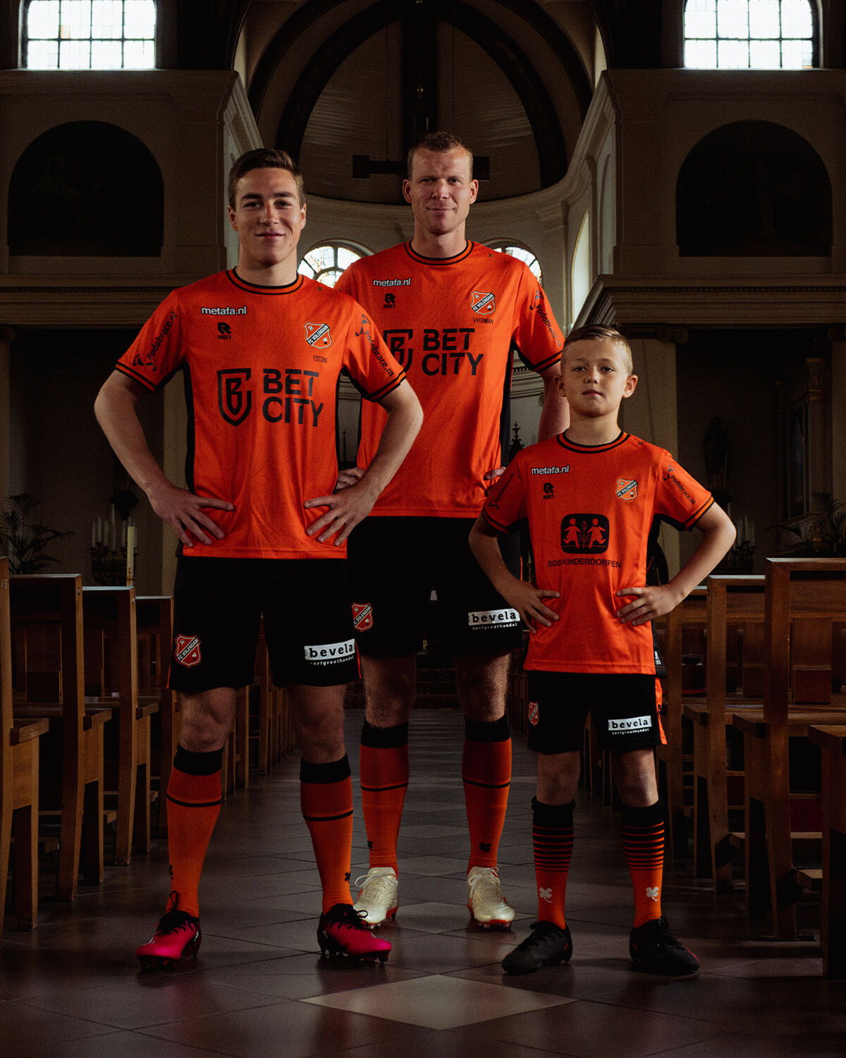 FC Volendam Match Shirt SR 23/24, Orange/Miscellaneous, hi-res