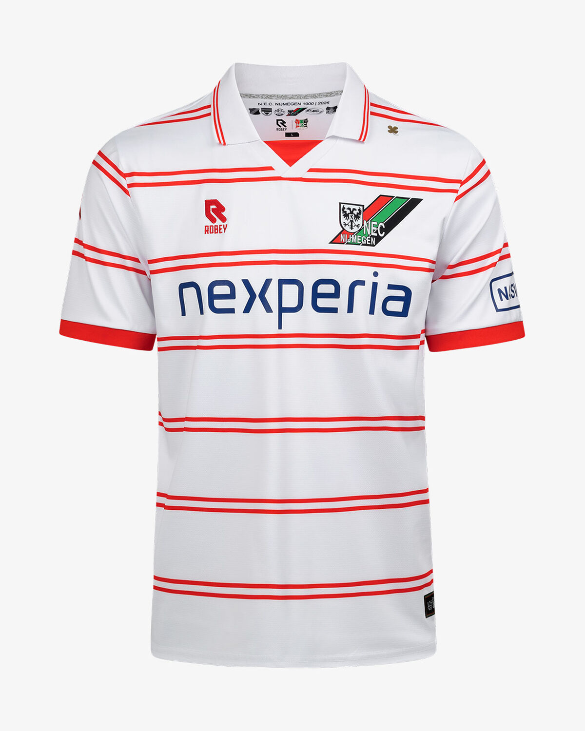 N.E.C. Wedstrijdshirt Uit #2 25/26, Red/White, hi-res