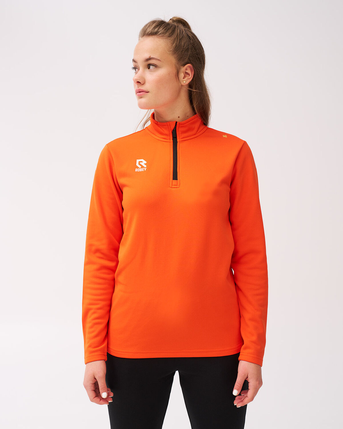 Crossbar Half-Zip, Orange/Miscellaneous, hi-res