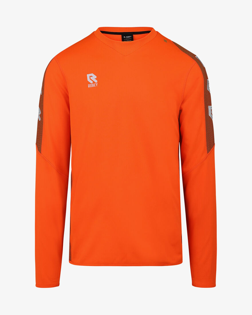 Performance Sweater, Orange/Miscellaneous, hi-res
