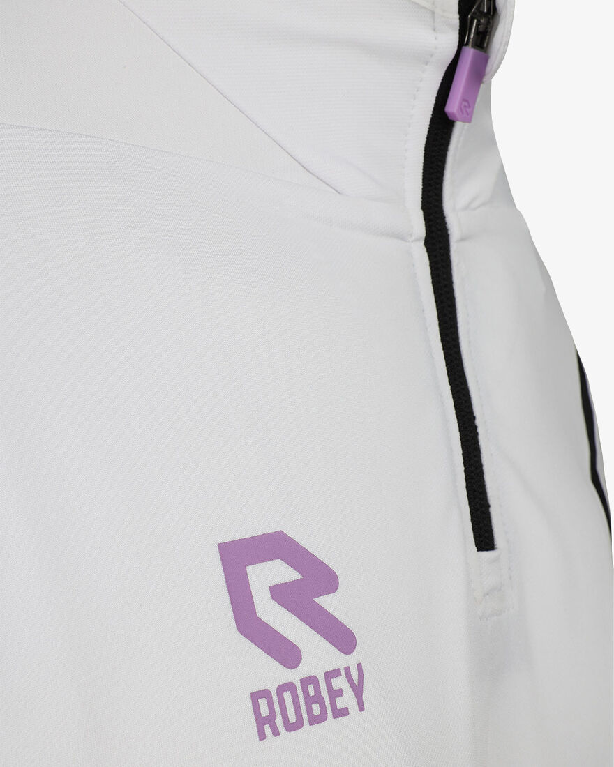 Playmaker Half-Zip Top, White, hi-res