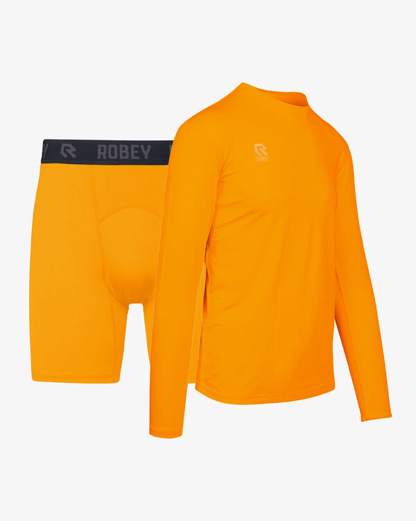 Baselayer Set Neon Orange