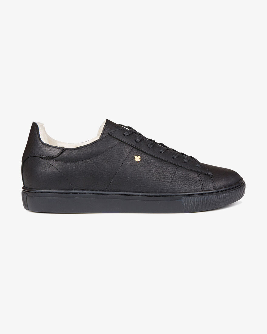 Adrien - Black - Leather, Black, hi-res