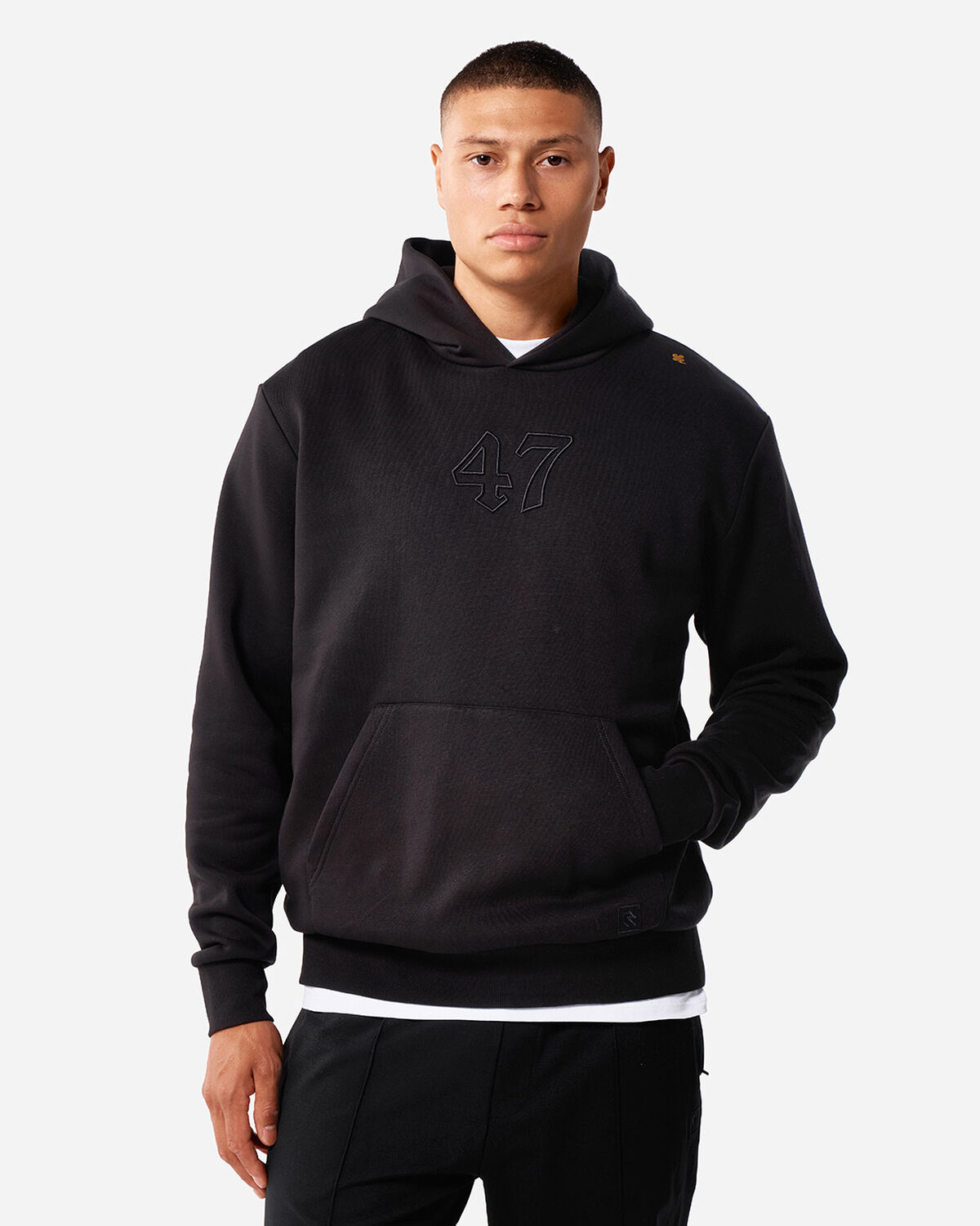 Robey Varsity Hoodie, Black, hi-res