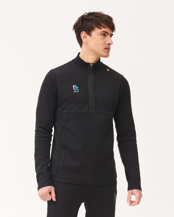 Off Pitch Cotton Half-Zip Top