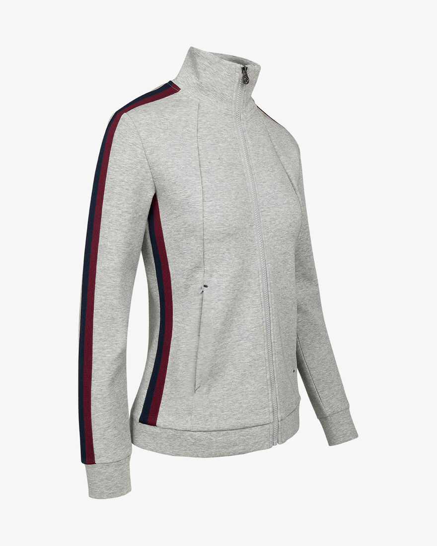 Tennis Tweener Full Zip Jacket, Heather grey, hi-res