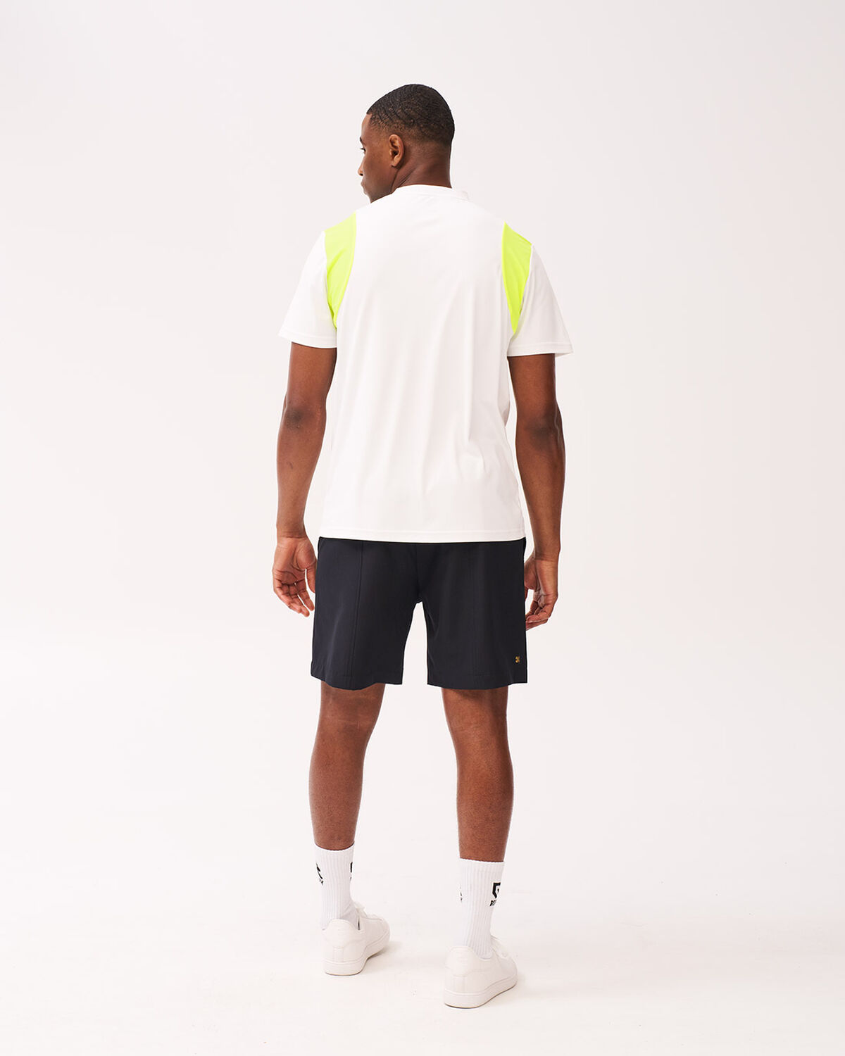 Tennis Ace Henley Tee, White, hi-res