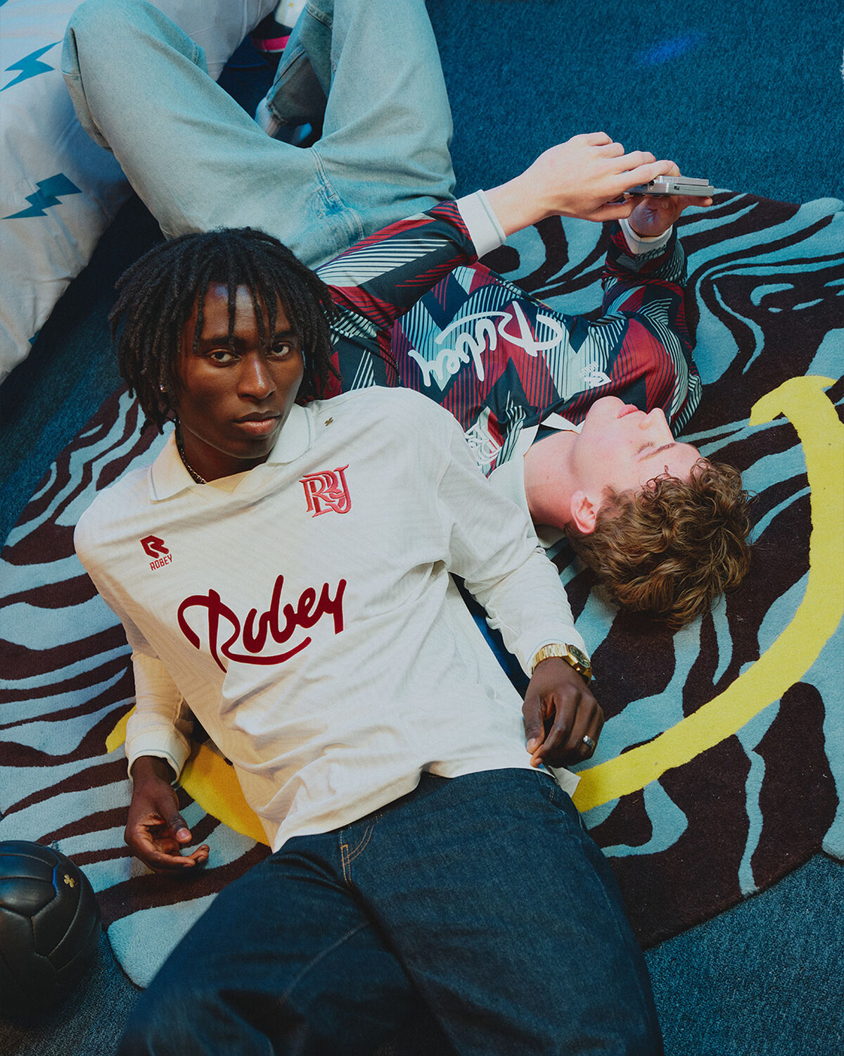 Robey Retro Away Shirt, Off White, hi-res