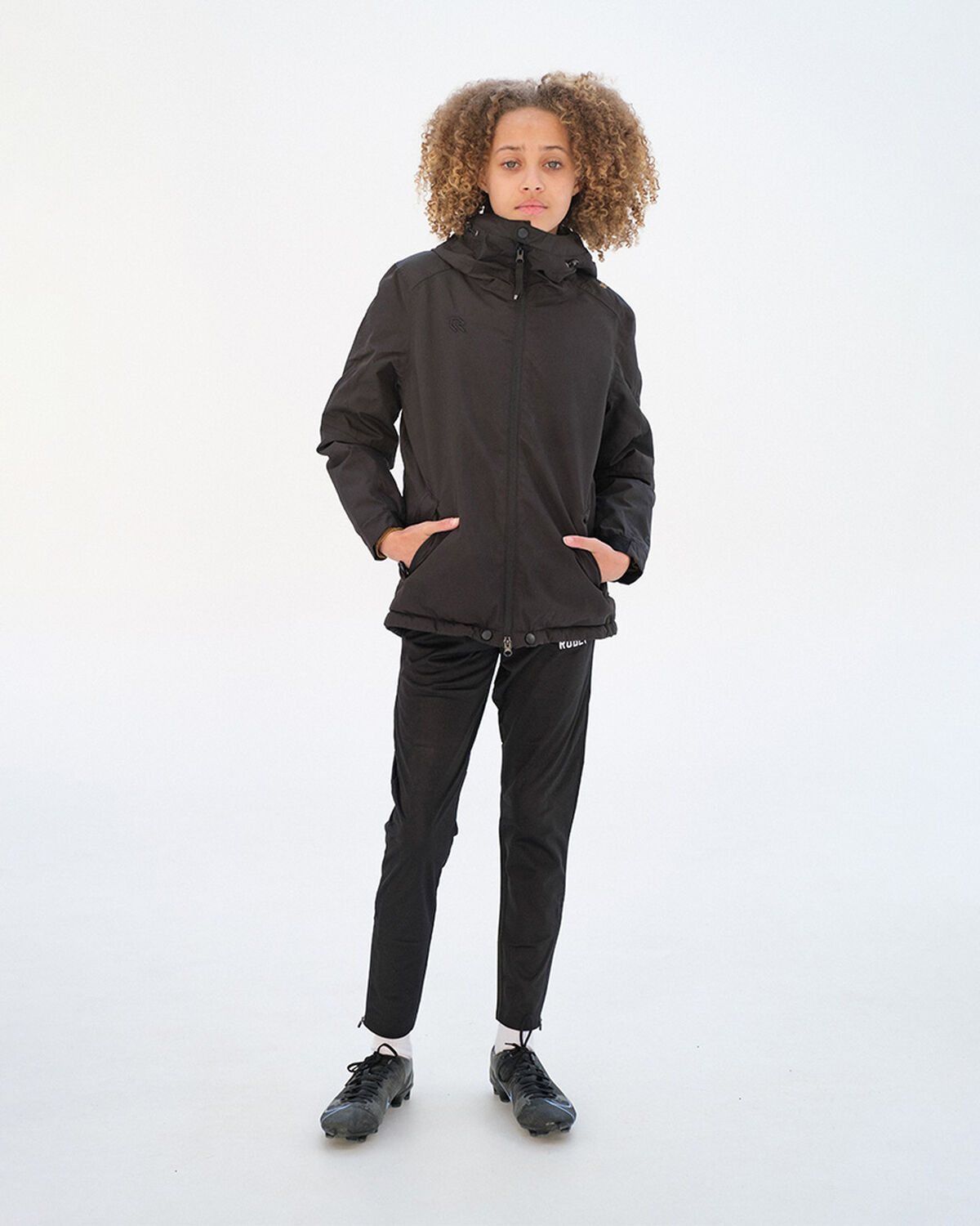 Short Parka, Black, hi-res