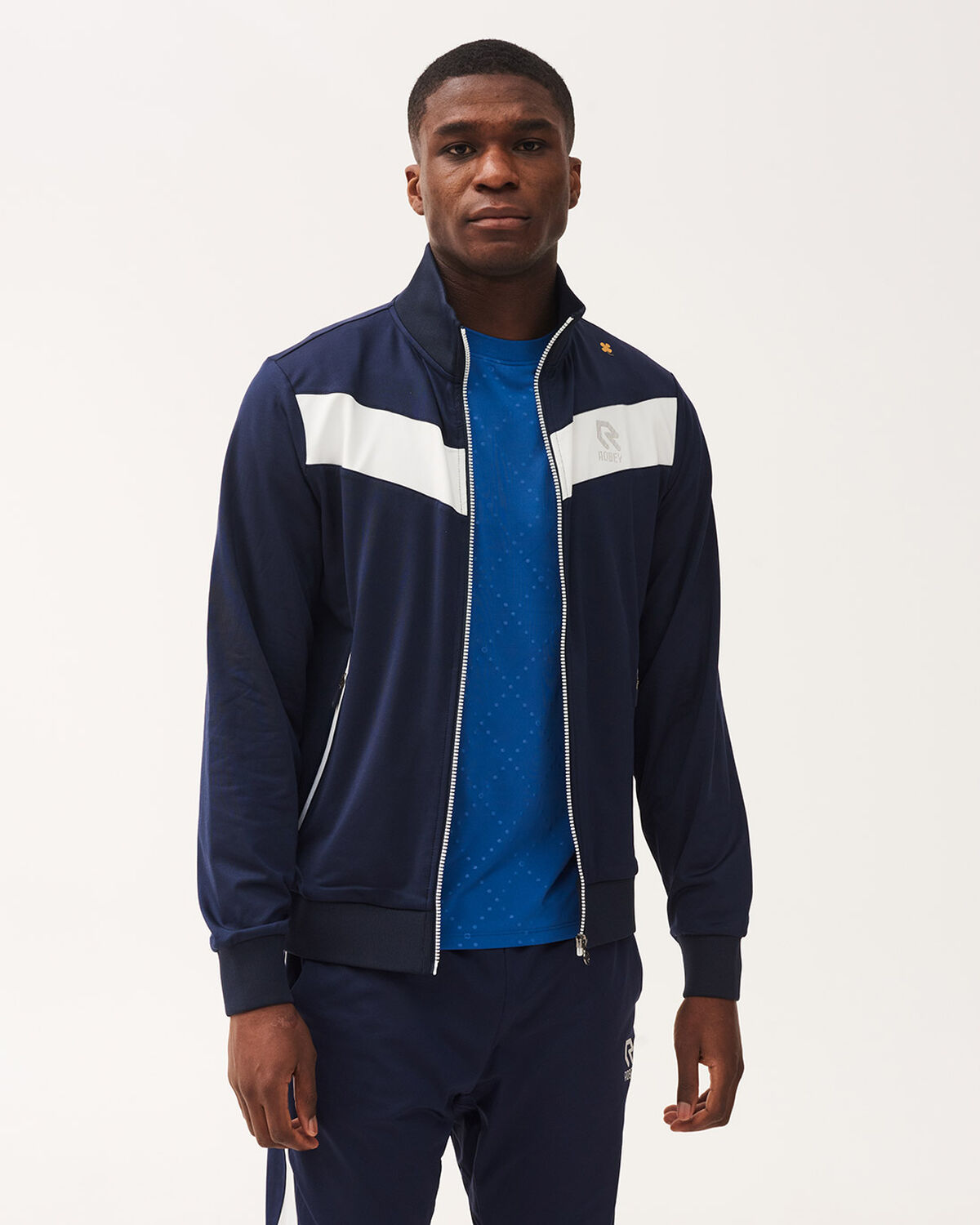 Tennis Shank Full Zip Jacket, Match Navy, hi-res