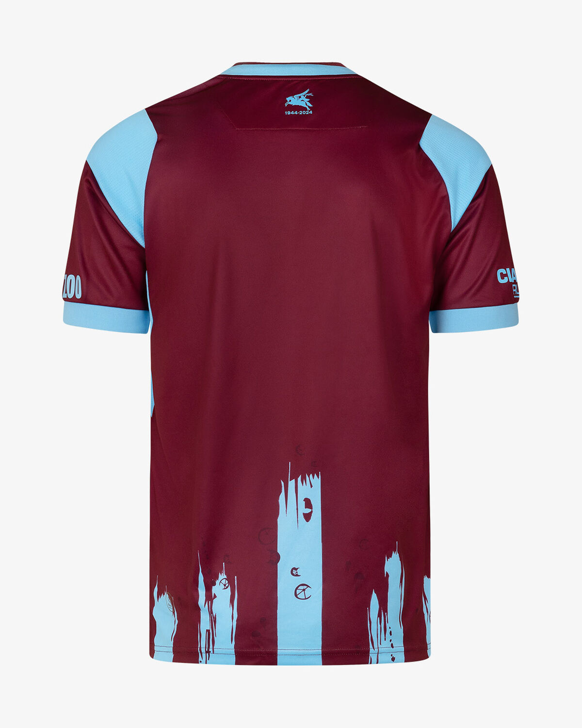 Vitesse Away Shirt Junior 24/25, Maroon/Light Blue, hi-res