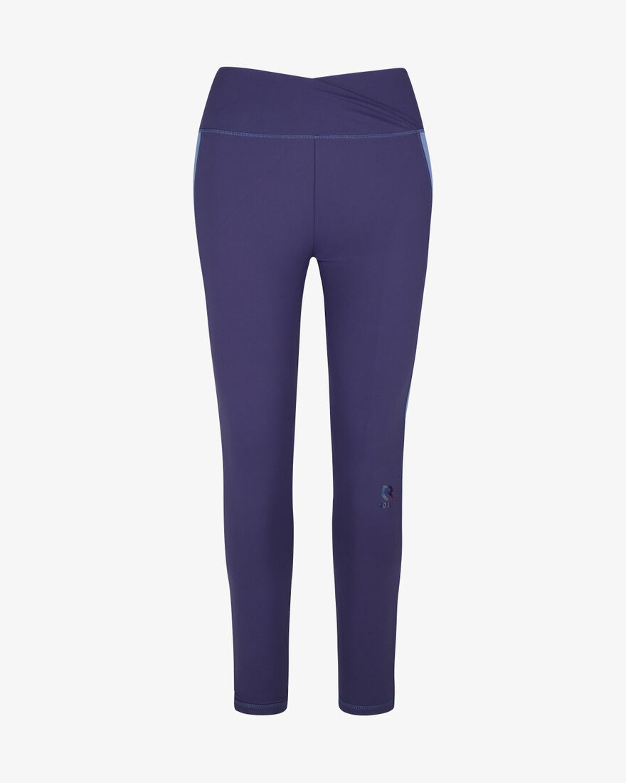 Women's Gym Legging, De Nimes Blue, hi-res