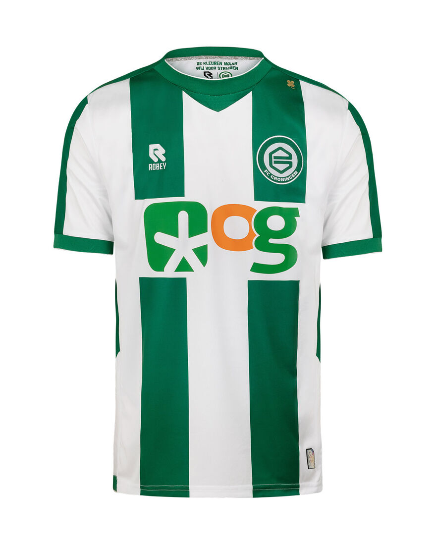 FC Groningen Match Shirt 22/23 SS, White/Green, hi-res