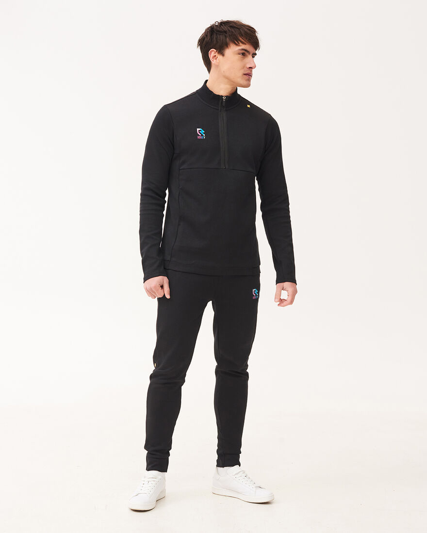 Off Pitch Cotton Pants, Black, hi-res