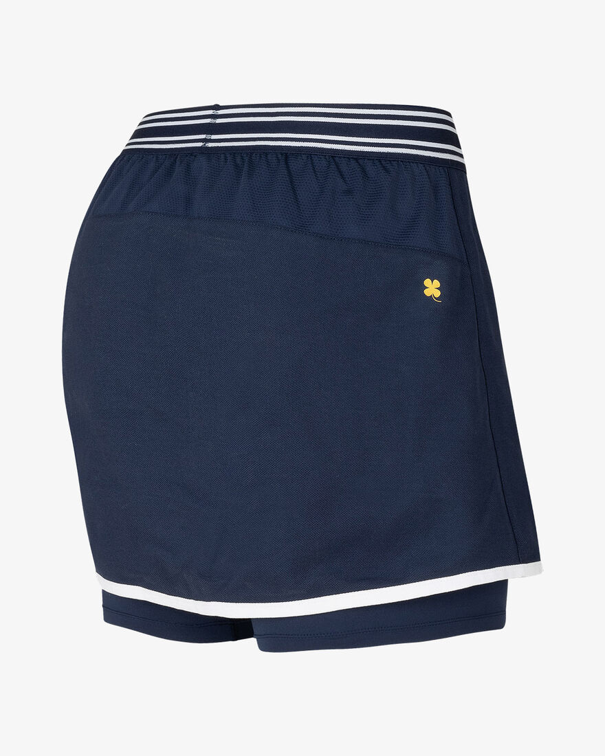 Tennis Deuce Wrap Skirt, Match Navy, hi-res