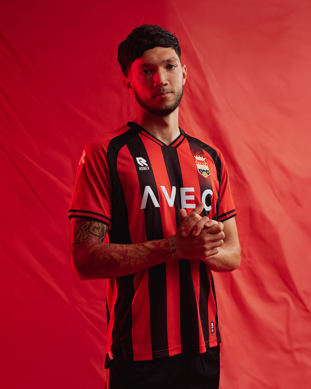 Willem II Away Shirt 23/24, Red/Black, hi-res