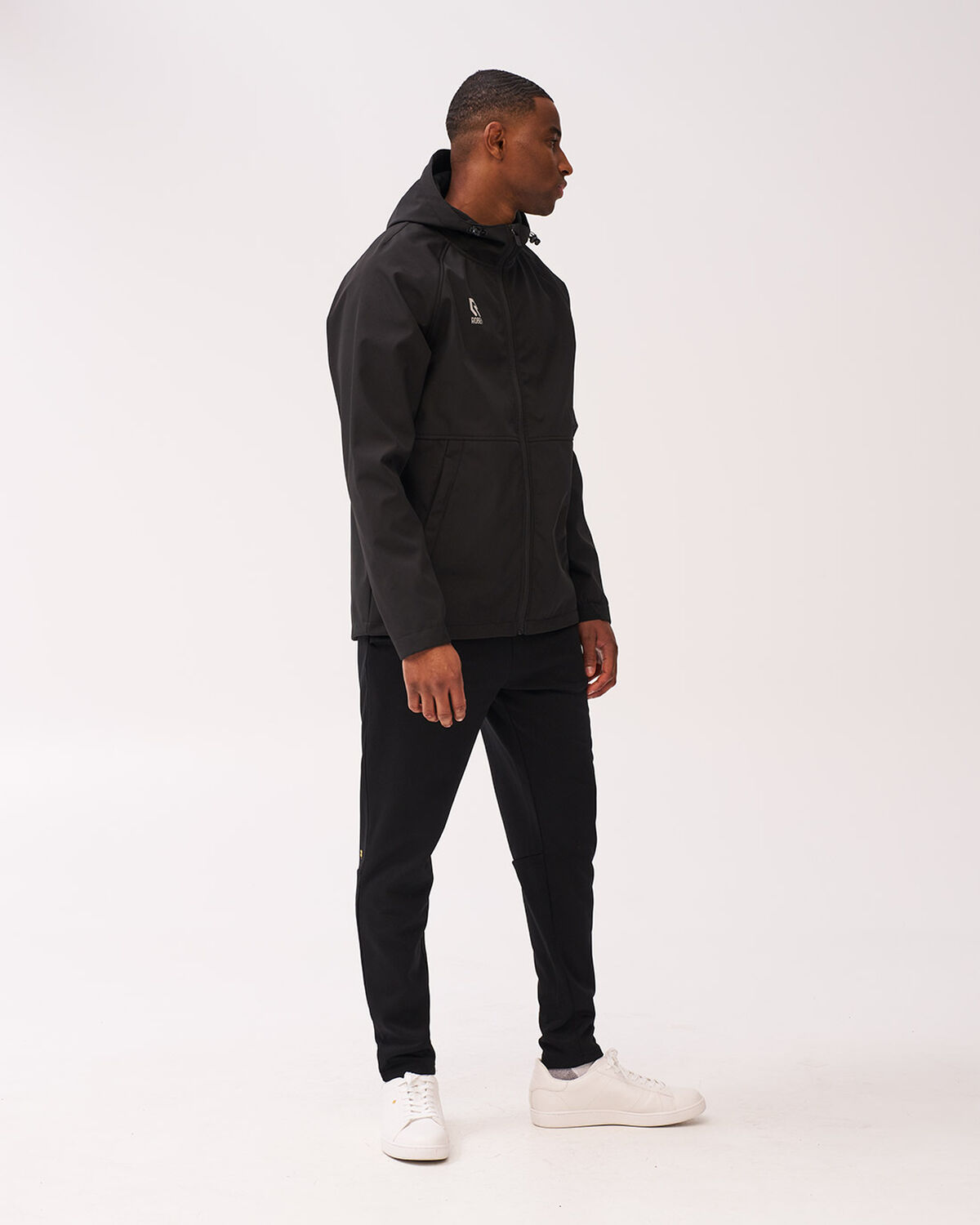 Softshell essential jacket, Black, hi-res