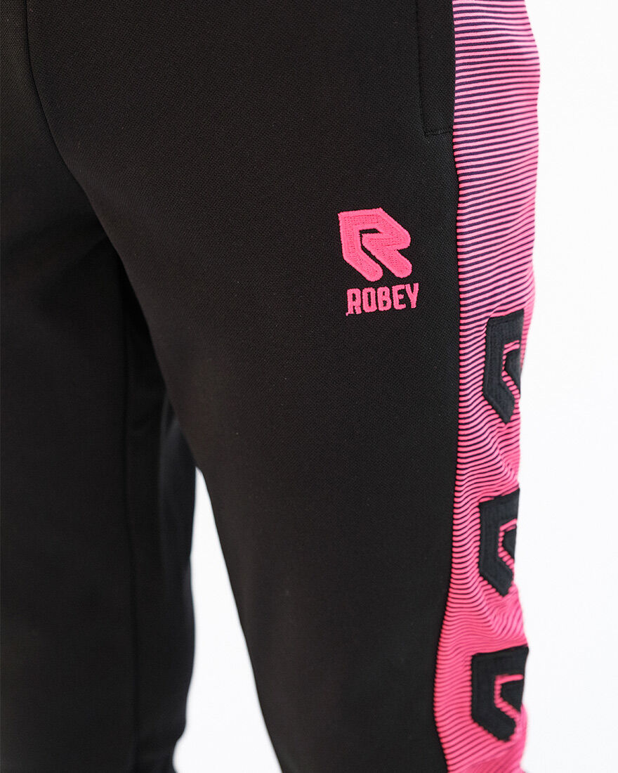 Performance Pants, Black/Neon Pink, hi-res