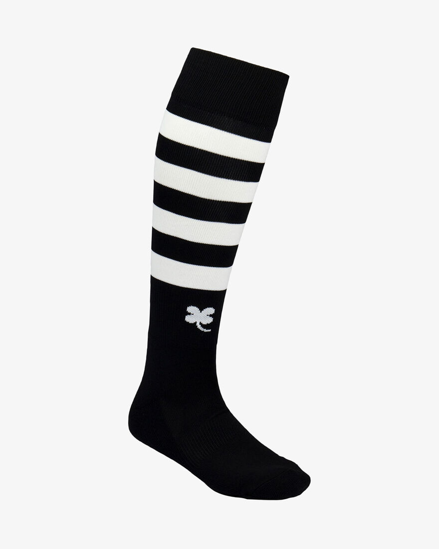 Ring Socks, Black/White Stripe, hi-res