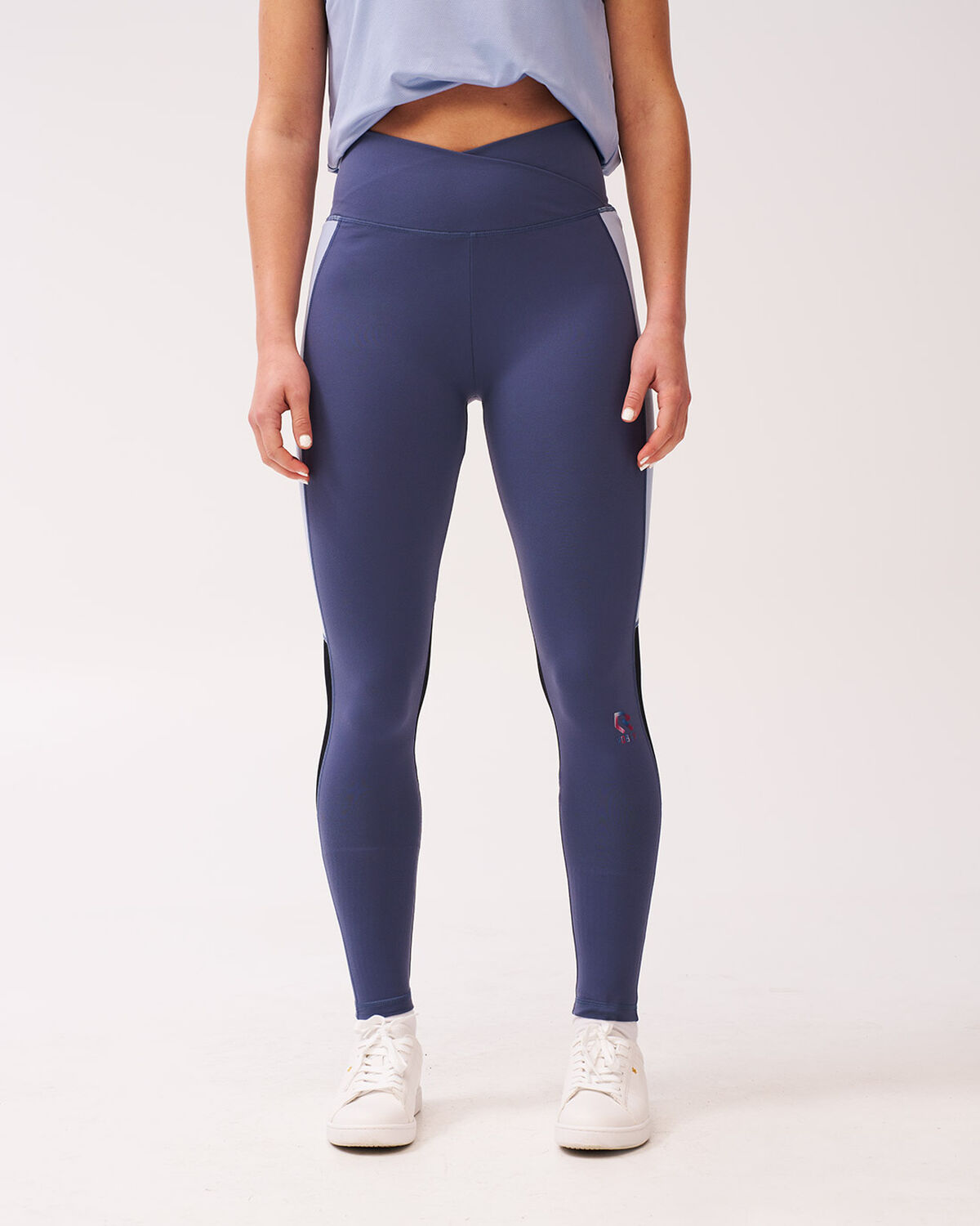 Women's Gym Legging, De Nimes Blue, hi-res