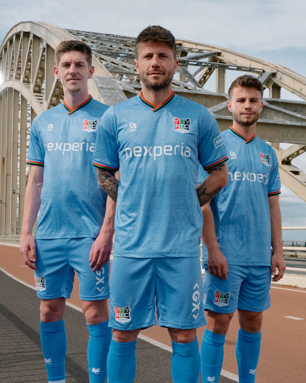 N.E.C. Nijmegen Uitshort 24/25, Light Blue, hi-res