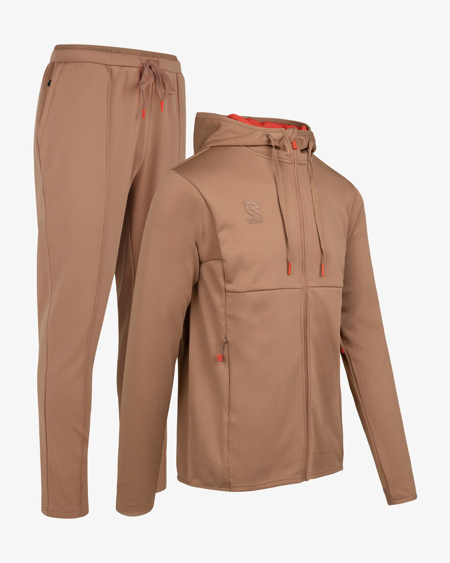 Robey Off Pitch Scuba Tracksuit Brown, , hi-res