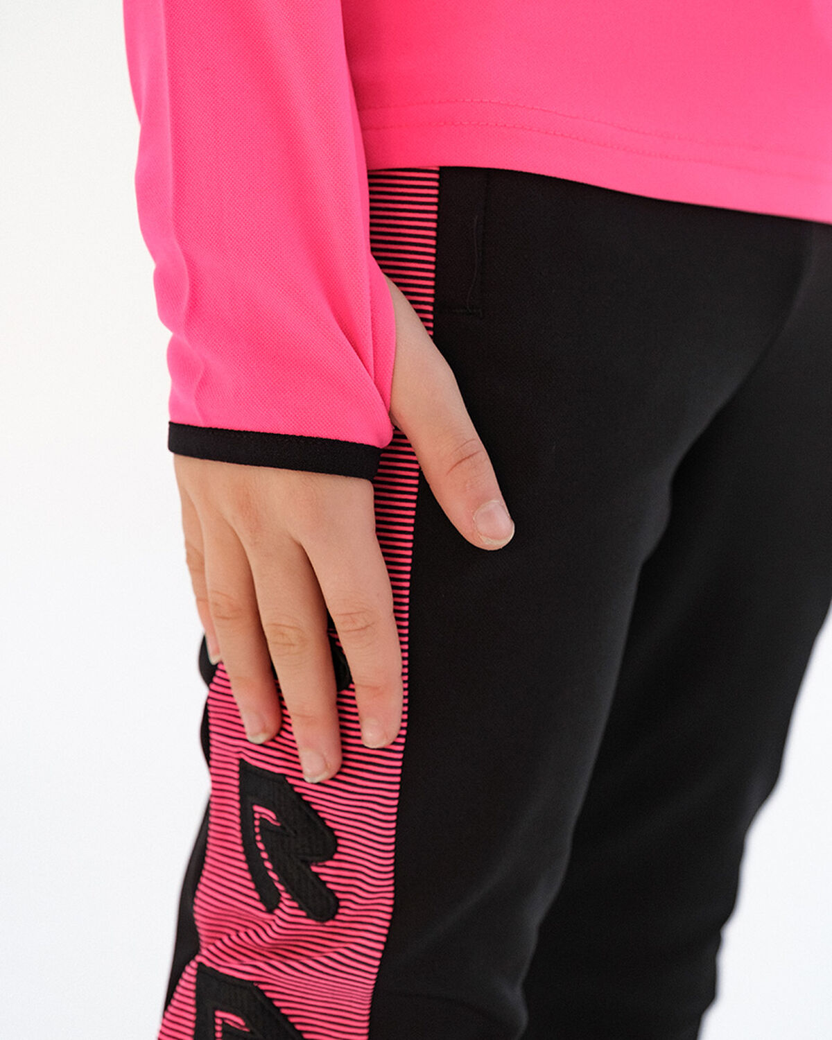 Performance Cross-Zip Sweater, Neon Pink, hi-res