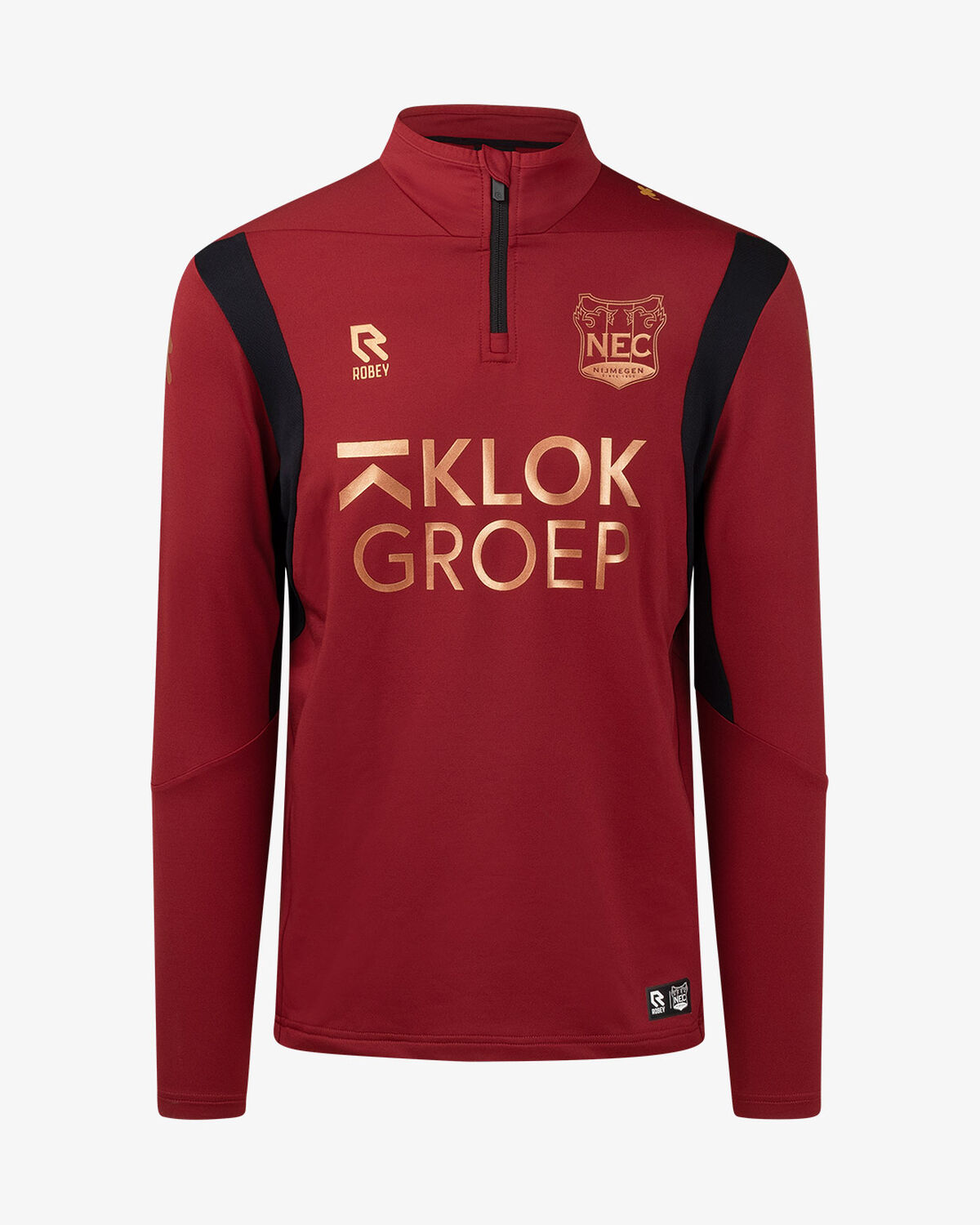 N.E.C. Playmaker Training Sweater Half-Zip 23/24, Bordeaux, hi-res