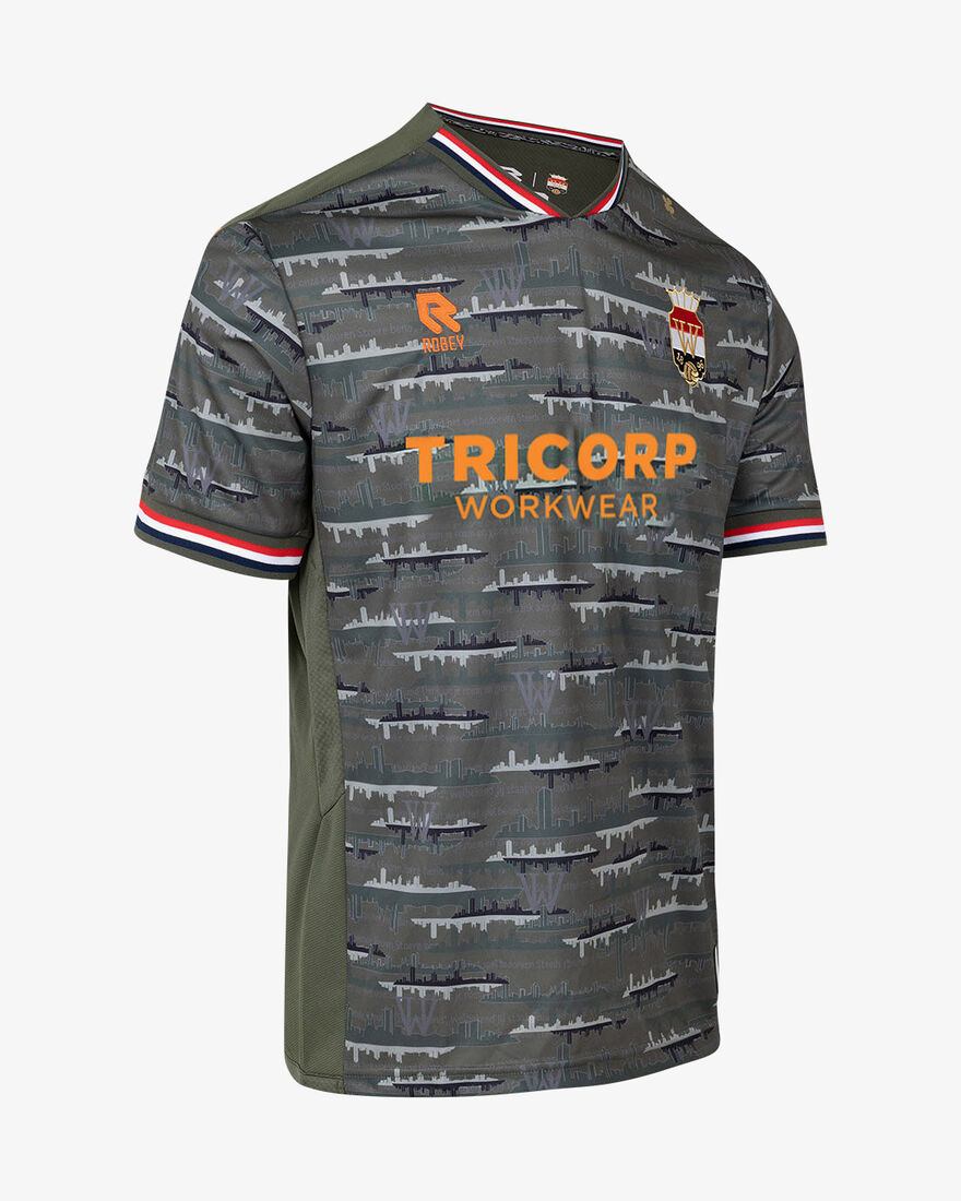 Willem II Match Shirt 22/23 SS, Green, hi-res