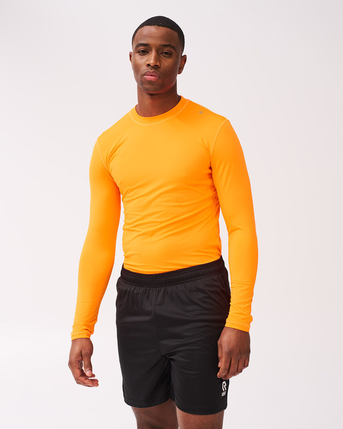 Baselayer Shirt, Neon Orange, hi-res