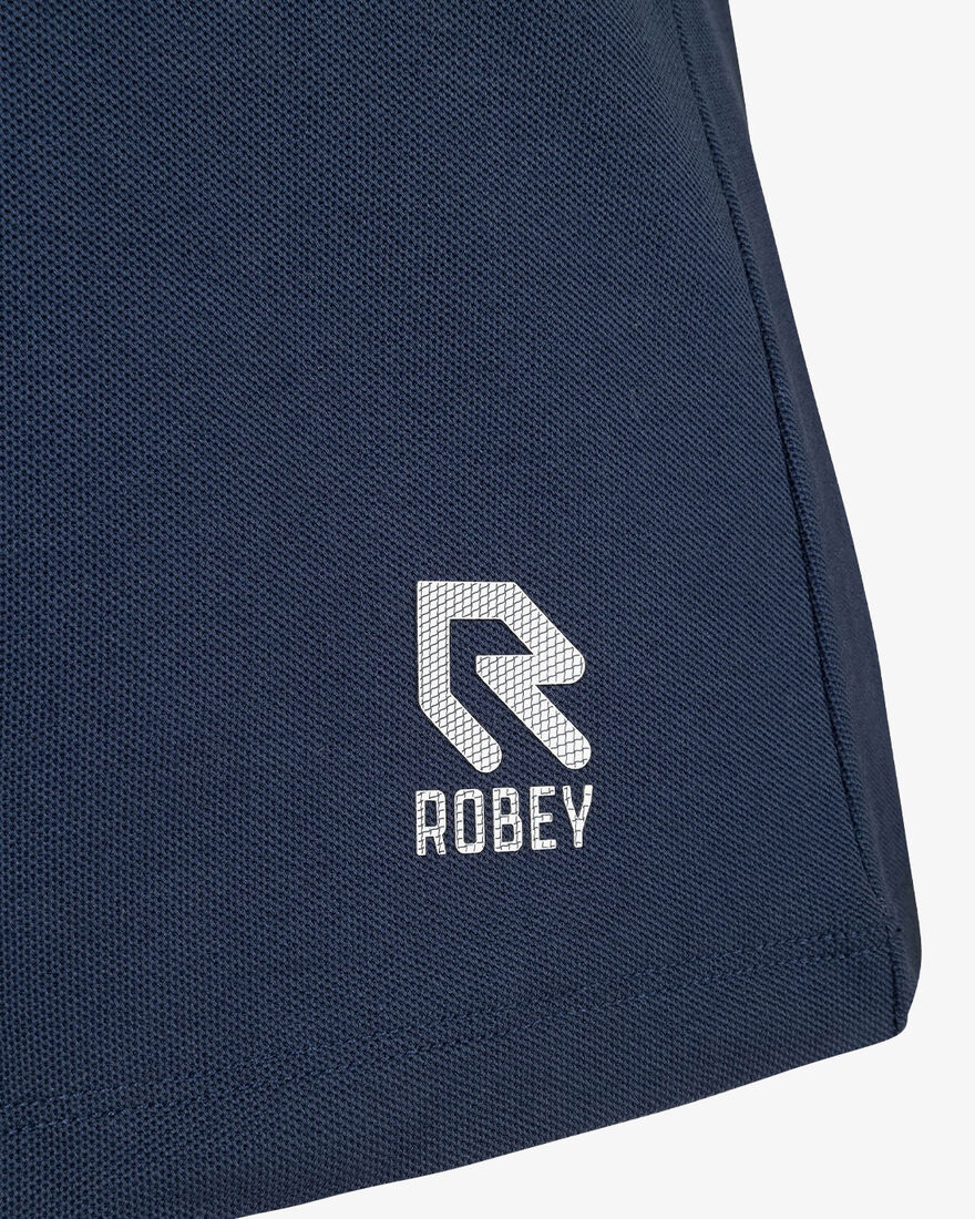 Tennis Court V-Neck Polo, Match Navy, hi-res