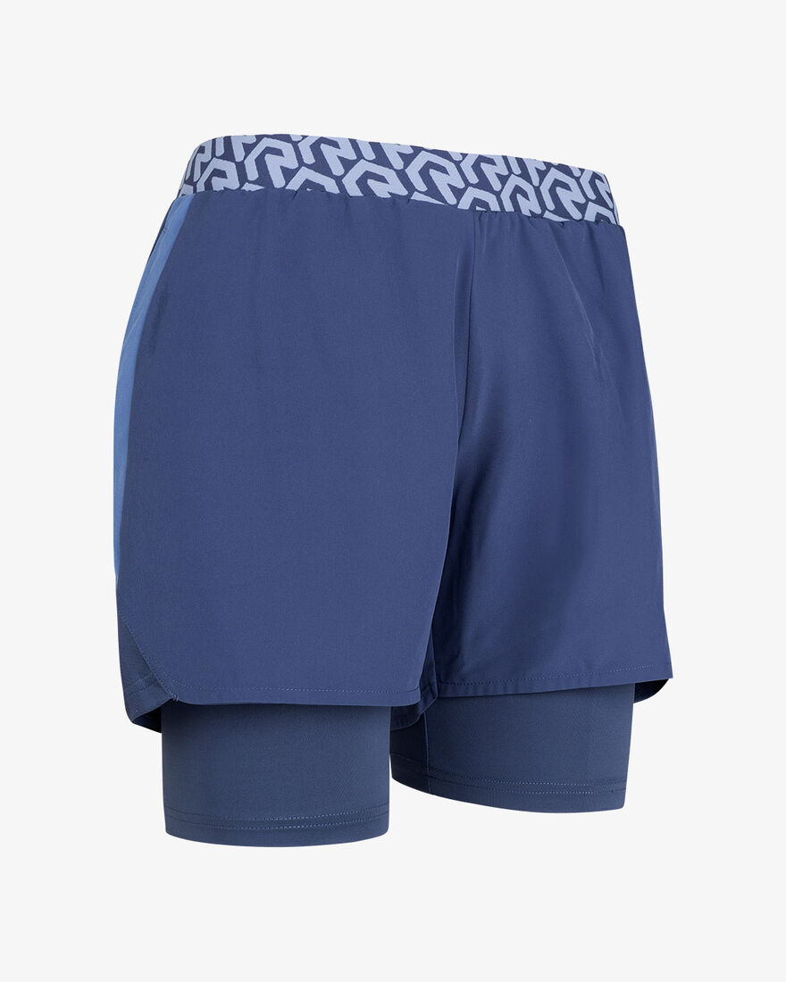 Women's Gym Short, De Nimes Blue, hi-res