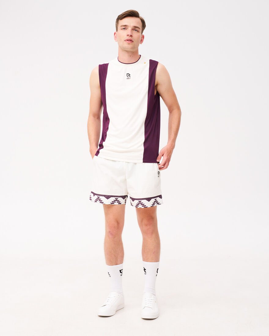 Grand Slam Tennis Sleeveless Shirt, Off White/Berry, hi-res