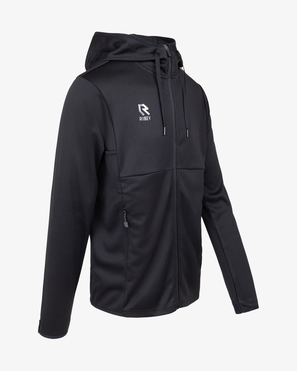 Off Pitch Scuba Full-Zip Hoodie, Black, hi-res