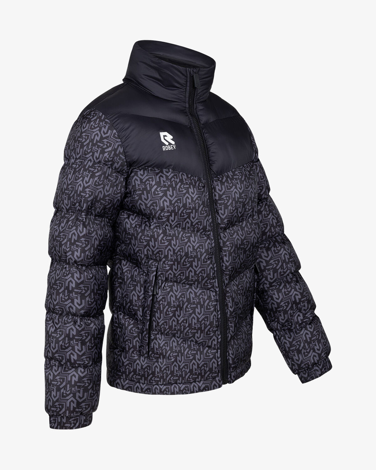 Women's Performance Padded Jacket, Black/Grey, hi-res