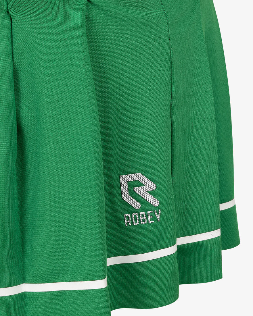 Tennis Break Pleated Skirt, Grass Green, hi-res