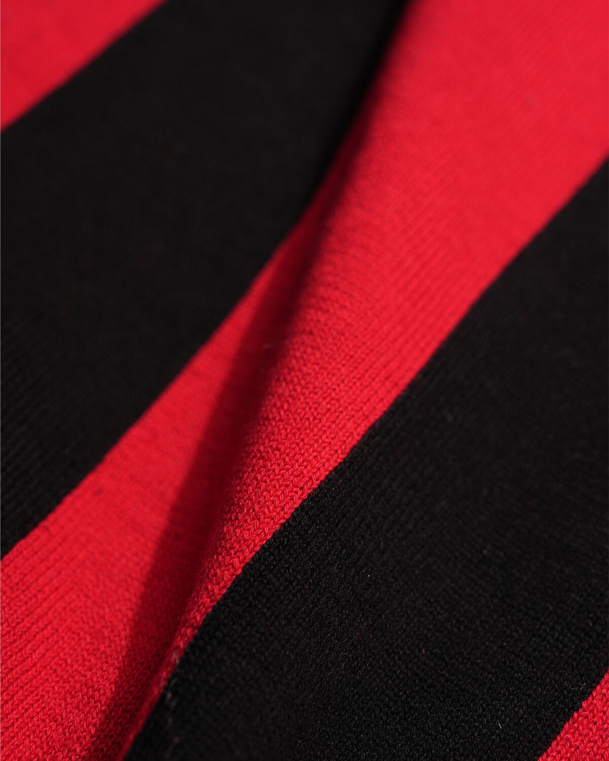 Robey Retro Knit Polo, Red/Black Stripe, hi-res