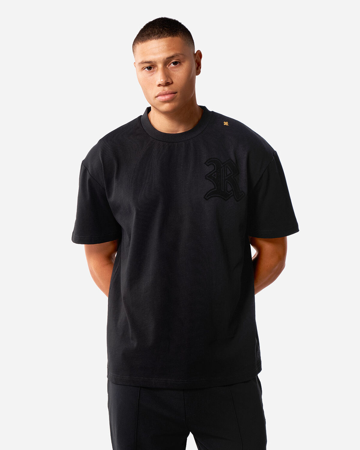 Robey Varsity Tee, Black, hi-res