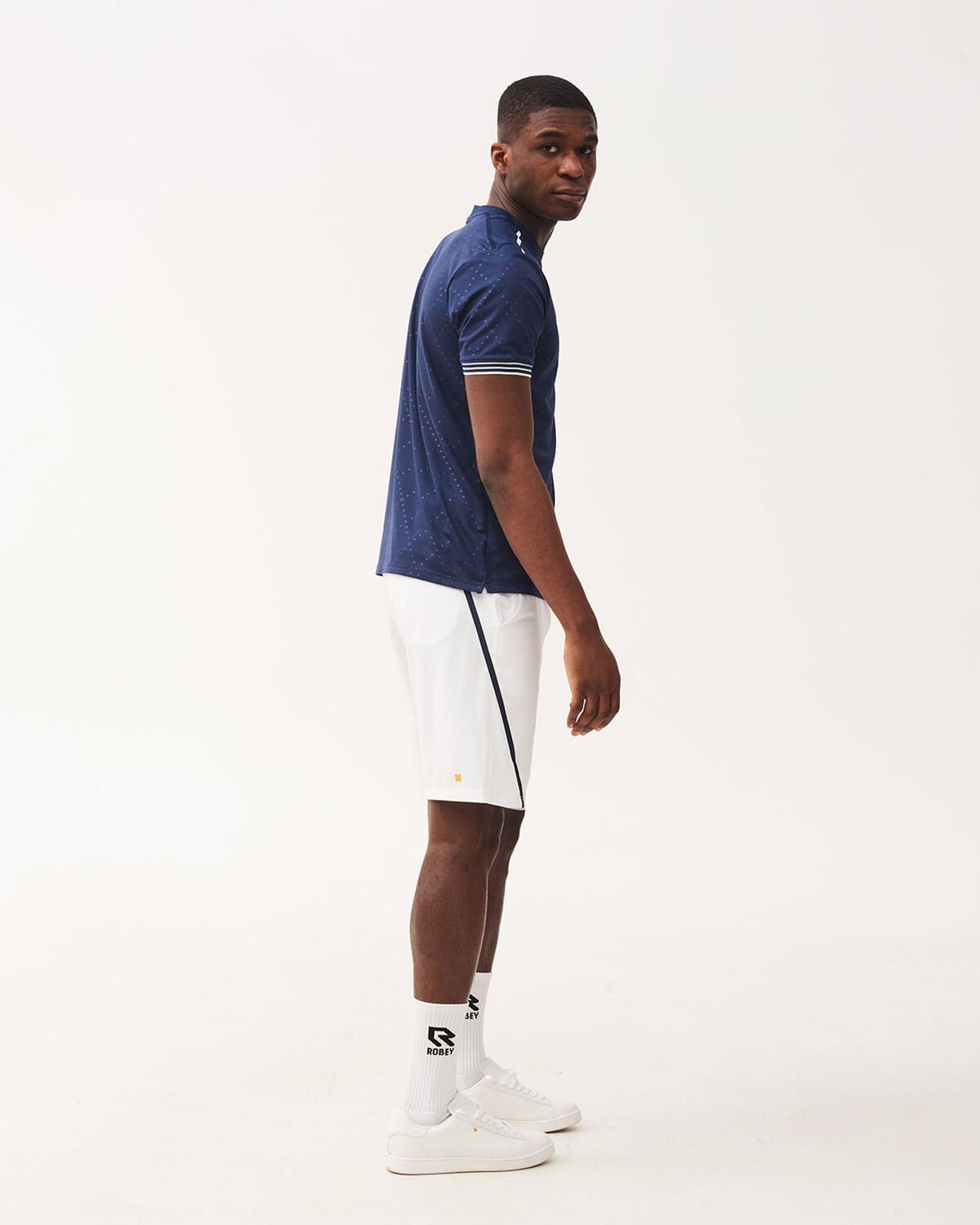 Tennis Cross T-Shirt Round Neck, Match Navy, hi-res