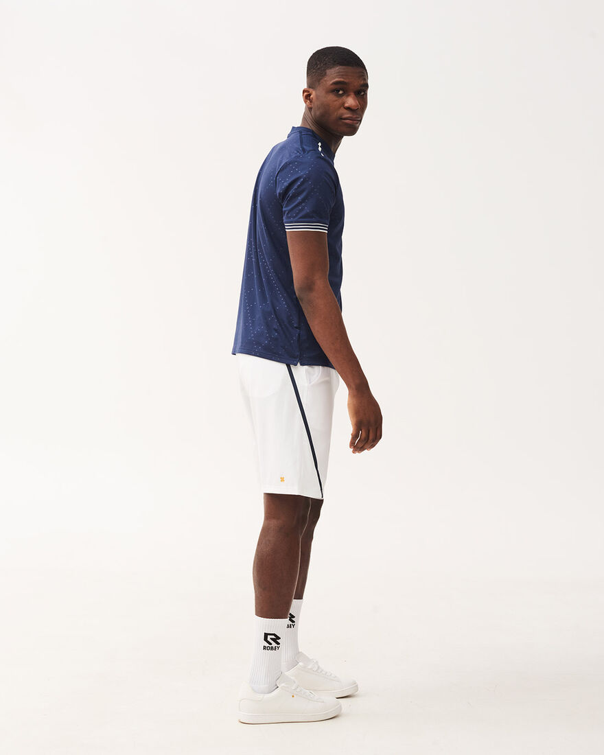 Tennis Cross T-Shirt Round Neck, Match Navy, hi-res