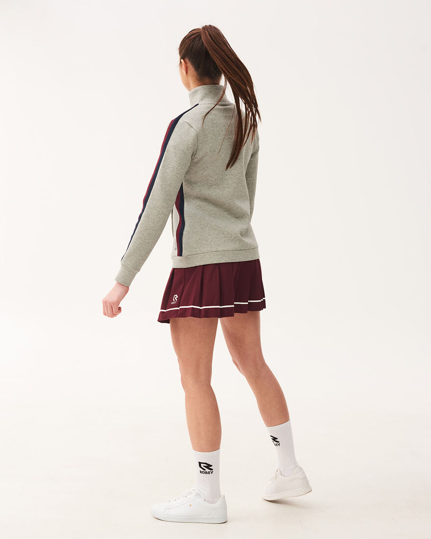 Tennis Tweener Full Zip Jacket, Heather grey, hi-res