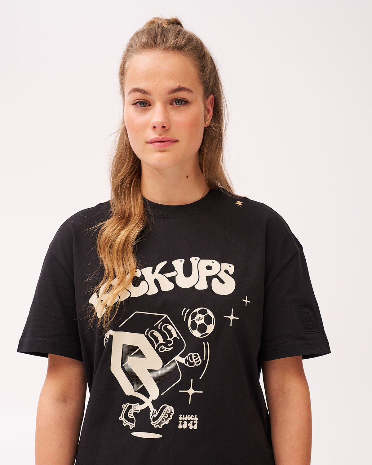 Kick Ups Tee, Black, hi-res