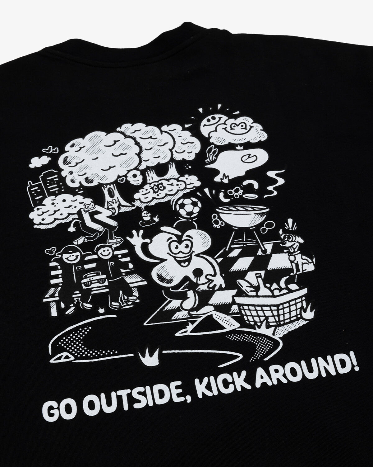 Parklife Tee, Black, hi-res