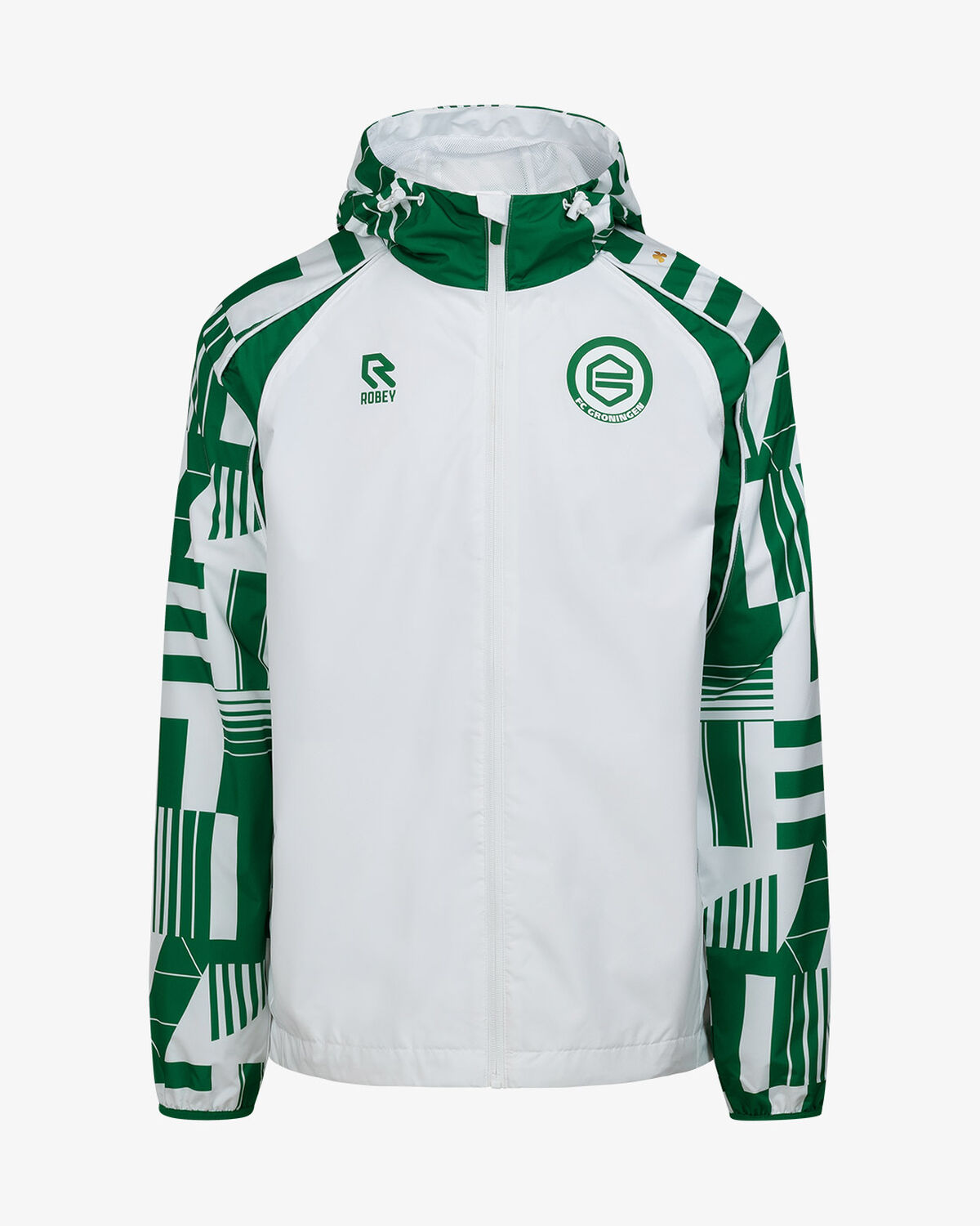 FC Groningen Warming-Up Jacket 25/26, White/Green, hi-res